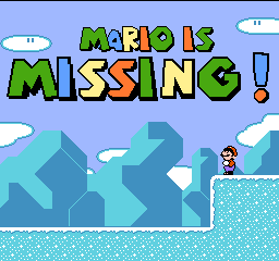 Mario is Missing! (USA) Title Screen